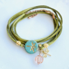 DIY pakket Dragonfly Turquoise-Goud