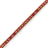 Lint met tekst "happiness" Bordeaux red-gold, 50 cm
