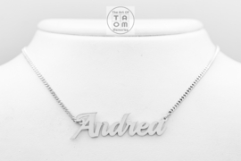 zilver naamhanger Andrea