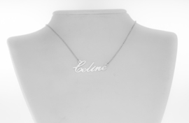 zilver naamhanger Celine