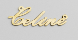 goud naamhanger Celine
