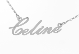 zilver naamhanger Celine