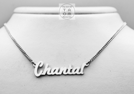 zilver naamhanger Chantal