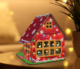 Diamond Painting 3D  Kersthuis