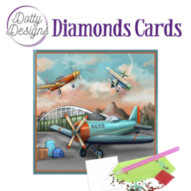 Diamond Painting kaart Planes