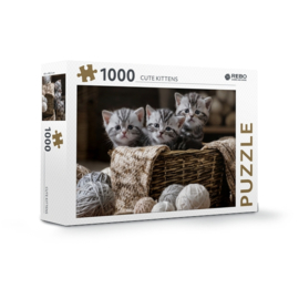 Rebo Cute Kittens legpuzzel 1000 stukjes