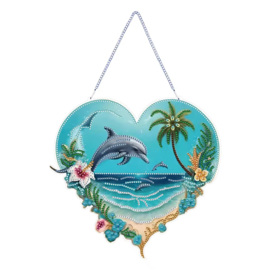 Diamond Painting  hanger Dolfijn