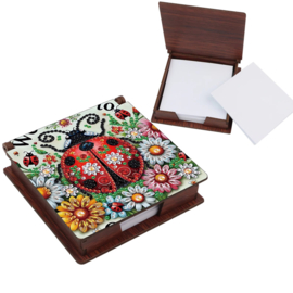 Diamond Painting notablaadjes box Lieveheersbeestje Coccinelle