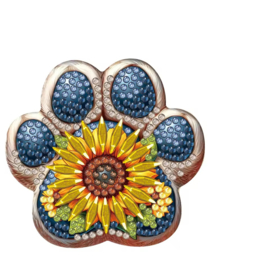 Diamond Painting  Flesopener Koelkast magneet Hondenpootje