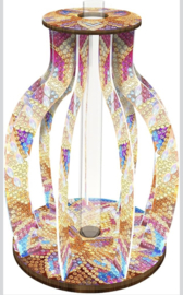 Diamond Painting  Vaasje in hout