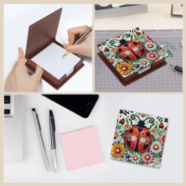 Diamond Painting notablaadjes box Lieveheersbeestje Coccinelle