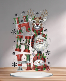 Diamond Painting  staander Kerst HO HO HO