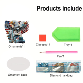 Diamond Painting  staander Arend American Truck