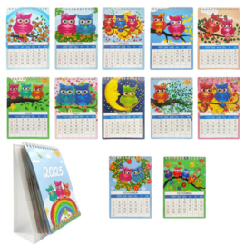 Diamond Painting Kalender 2025 met Uiltjes