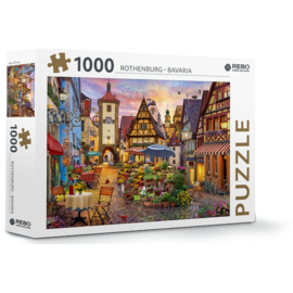 Rebo Rothenburg - Bavaria legpuzzel 1000 stukjes