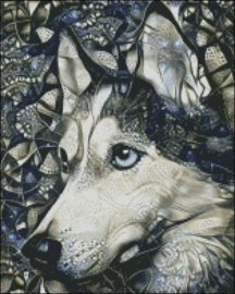 Diamond Painting Miss Coccinelle Mozaiek Wolf