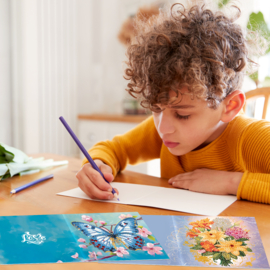 Diamond Painting KaartPakket met 12 verschillende Kleurrijke Kaarten