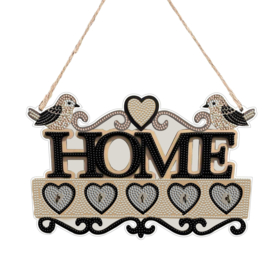 Diamond Painting Hanger Home met Haakjes