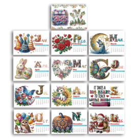 Diamond Painting Kalender 2025
