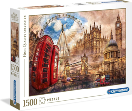 Clementoni Vintage London  legpuzzel 1500 stukjes