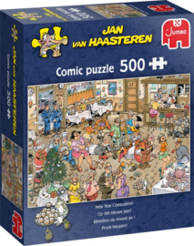 Jumbo Jan Van Haasteren Op het nieuwe jaar! legpuzzel 500 stukjes