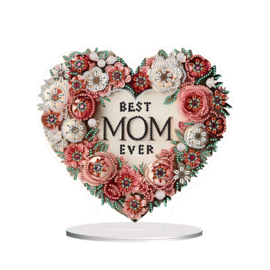 Diamond Painting  staander Bloemen Best Mom Moederdag