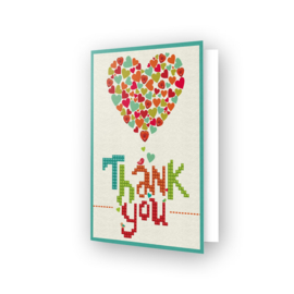 Diamond Dotz Greeting Card Thank You- Needleart World