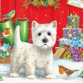 Crystal Card Kit ® Westie's Christmas