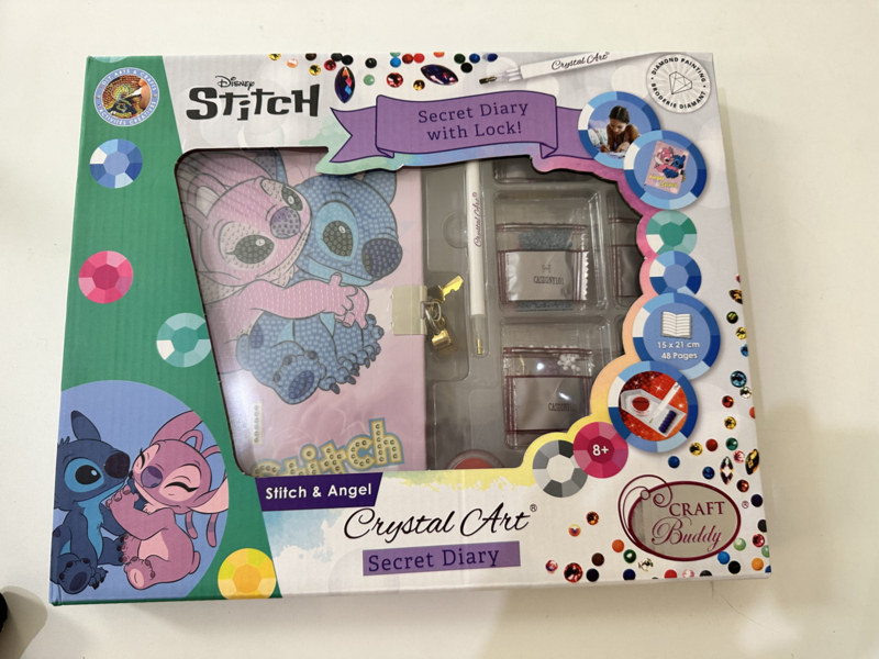 Crystal Art Dagboek® Disney: Stitch & Angel