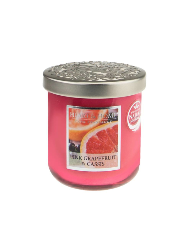 Heart & Home candle 115gr Pink Grapefruit & Cassis
