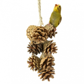 Back Zoo Nature Pine Cone Garland