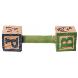 Back Zoo Nature ABC Wood Barbell