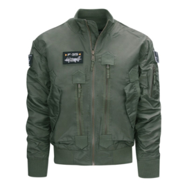 Flight jacket groen