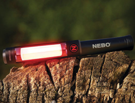 Nebo - Big Larry2 -wit licht 500 lumen en Rood licht.