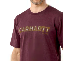 t shirt  carhartt bordeaux