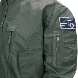 Flight jacket groen