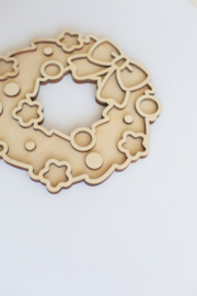Houten speeltray - Krans