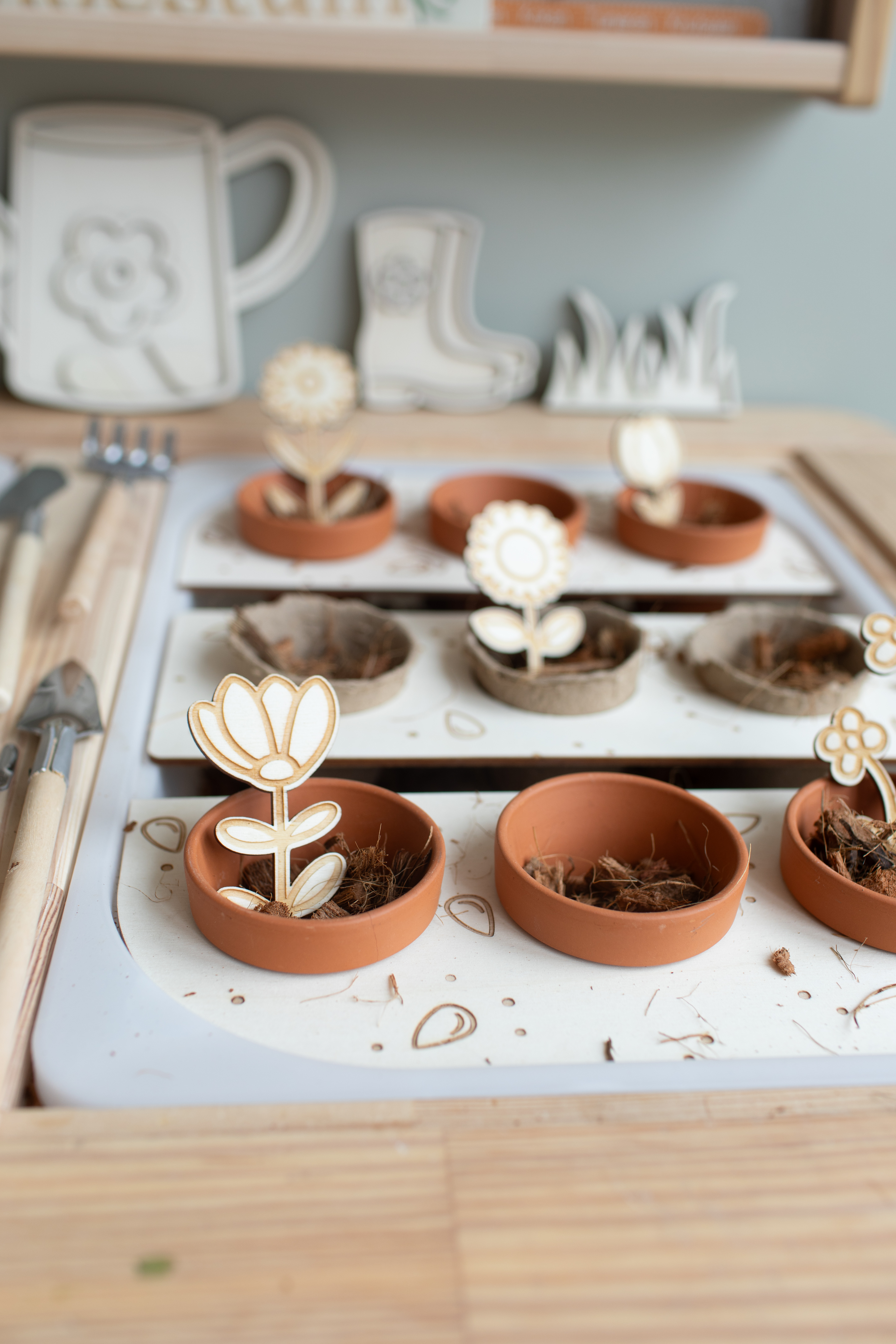Figurenset - Bloemen (5 stuks)