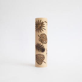 Houten roller - Tropische bladeren
