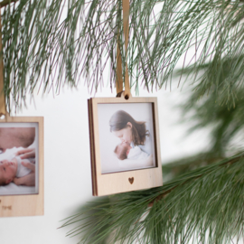 Fotoframe hanger van hout