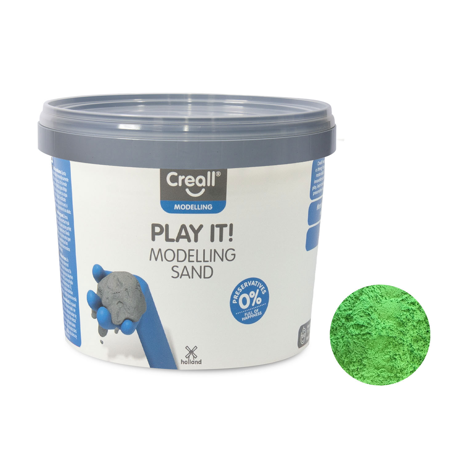 Speelzand Groen - 750 gram