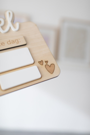Invulbord - Met naam & datum -