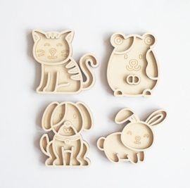 Speeltray  miniset - Huisdieren