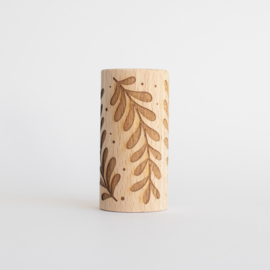 Houten roller - Sierlijk blad