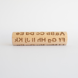Houten roller - Alfabet