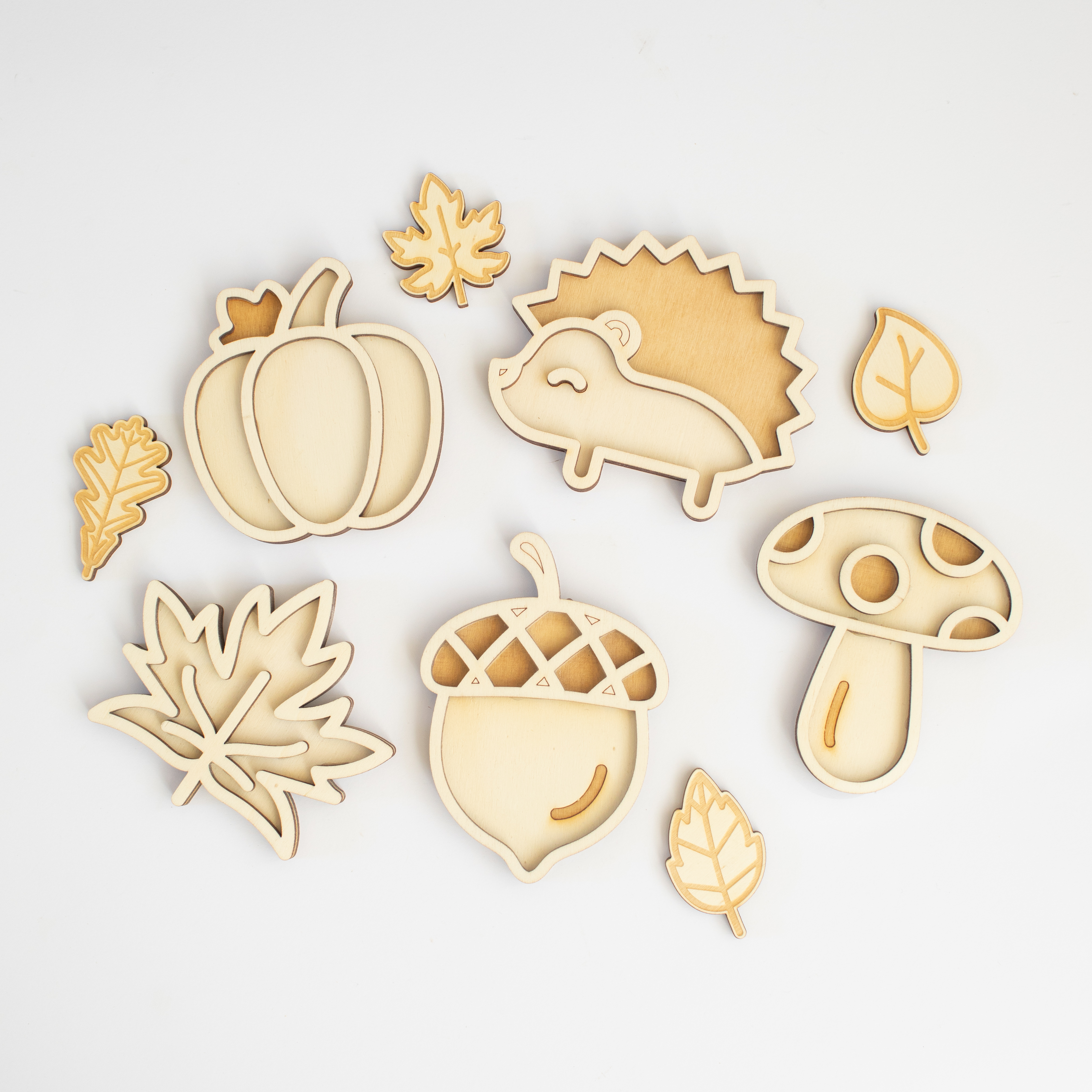 Speeltray miniset - De herfst