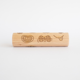 Houten roller - Mondjes