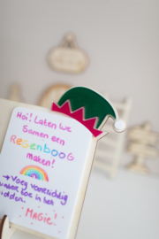 Invulbord 'Een bericht van je elf' (Liggend)