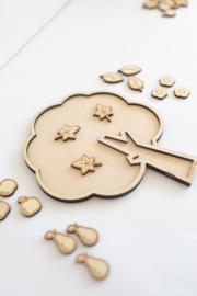Houten speeltray - Boom