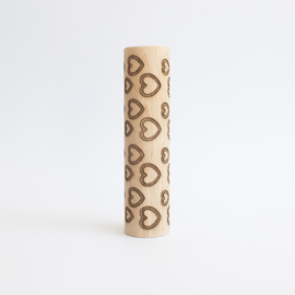 Houten roller - Hartjes